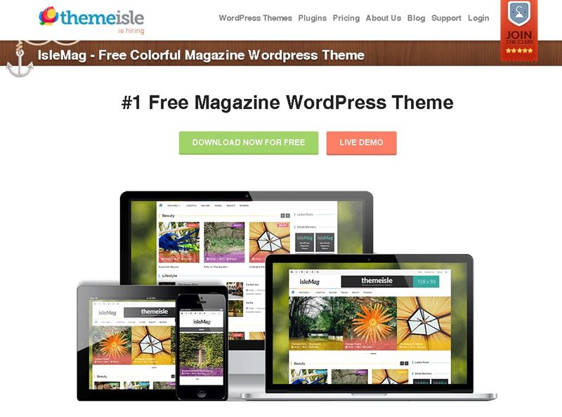 オススメのWordPress無料テーマ「IsleMag」｜WordPress