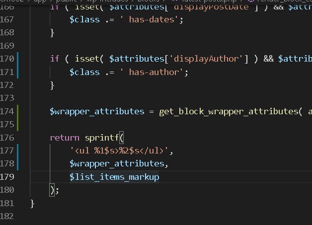 【WordPress(ワードプレス)】標準の「最新の投稿」ブロックを設定している場所はどこに？｜render_block_core_latest_posts
