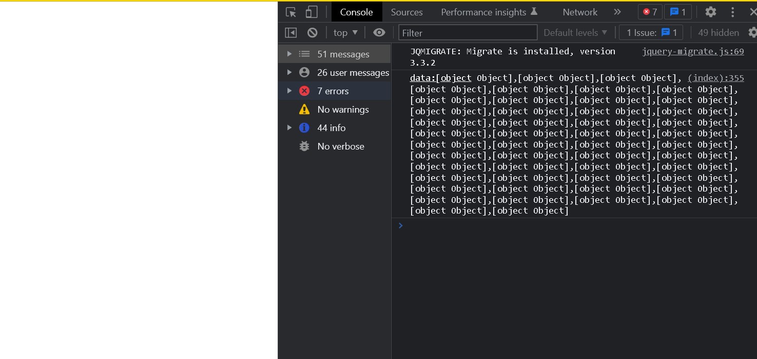object Objectの中身を取り出す(Javascript)