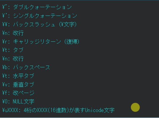 【GAS】エスケープシーケンスについて（文字一覧）