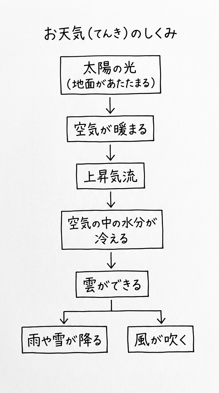 スマホ縦長9:16白黒シンプル手書き図解の出力実演イメージ