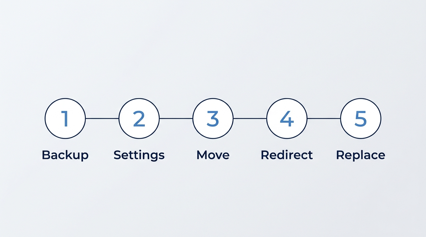 WordPress uploads画像整理の5ステップフロー