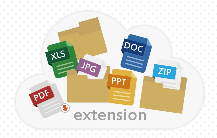 拡張子（かくちょうし）とは？種類や一般的な拡張子の例について