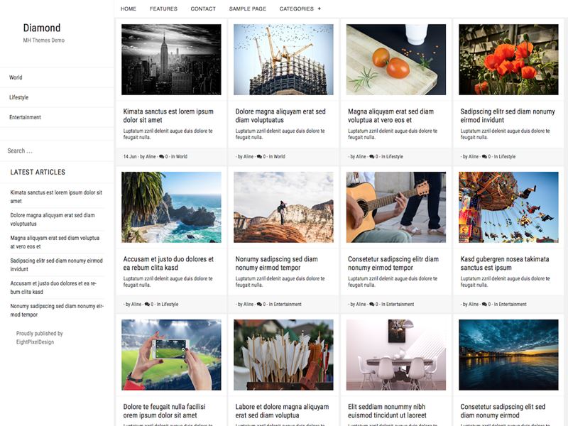 企業や商品ページ等にオススメのWordPressテーマ「Sydney」